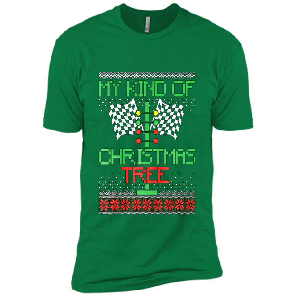 Funny Drag Racing Ugly Christmas Holiday Tree PING PONG