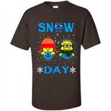 Snow Day Shirt For Charlotte Hornets Vs Minion Fans pingpong