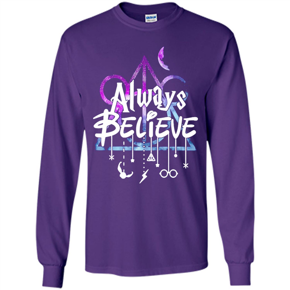 HIPPIE MOON MICKEY DEATHLY HALLOWS ALWAYS BELIEVE
