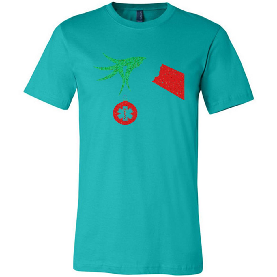 Funny Grinch Hand holding Doctor ornament Christmas Sporty T-Shirt - Canvas Unisex T-Shirt