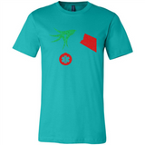 Funny Grinch Hand holding Doctor ornament Christmas Sporty T-Shirt - Canvas Unisex T-Shirt