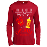 LIFE IS BETTER IN FLIP FLOPS WITH FIREBALL WHISKEY