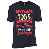 December 1985 33 Years Of Being Classy Sassy - Premium Short Sleeve T-Shirt