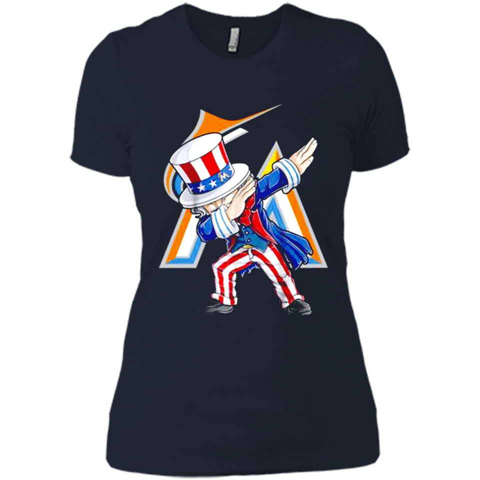 MLB MIAMI MARLINS UNCLE SAM DABBING INDEPENDENCE DAY