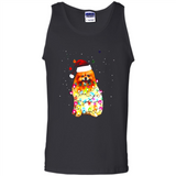 Pomeranian Santa Lights Christmas Dog Xmas Sweatshirt - Tank Top