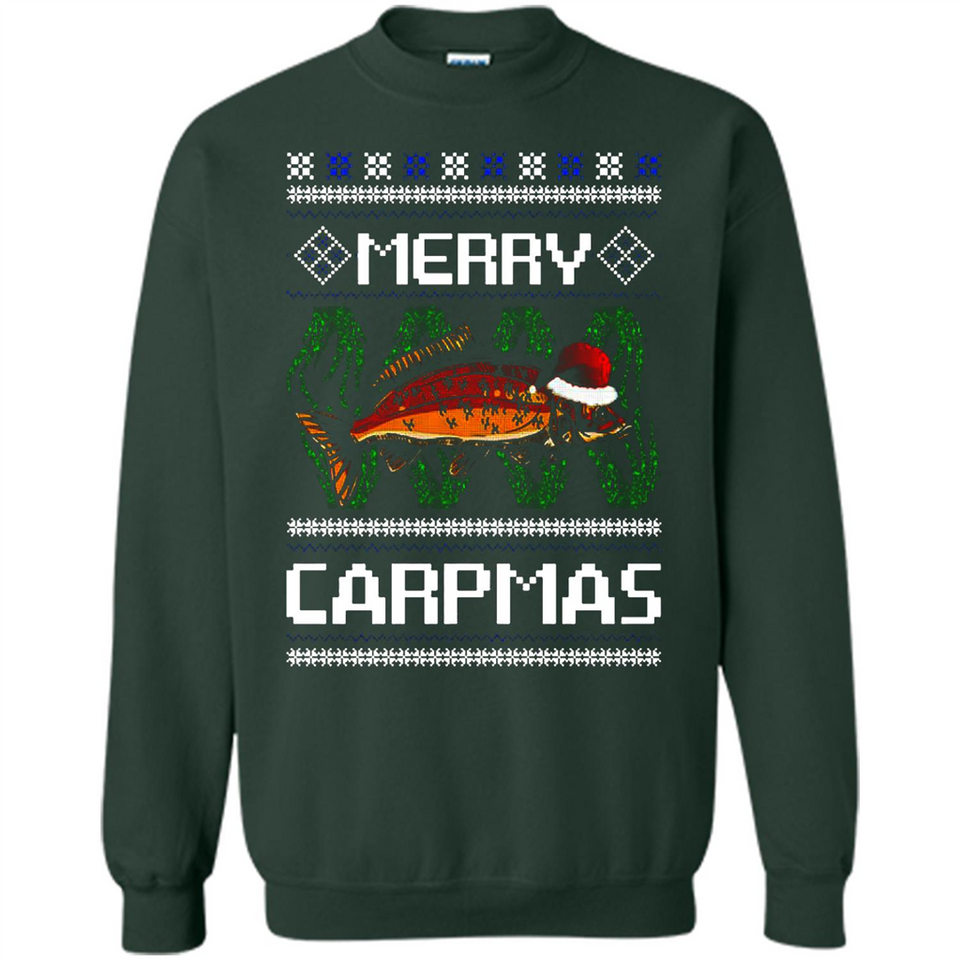 Santa Claus Carpmas Merry Carpmas Christmas Sweater PINGPONG - Sweatshirt