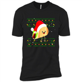 TACO Santa Hat Ugly Christmas shirt Ladies' Boyfriend