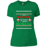 Funny Ugly Christmas T-Shirt Gift for Mechanic - Ladies' Boyfriend T-Shirt