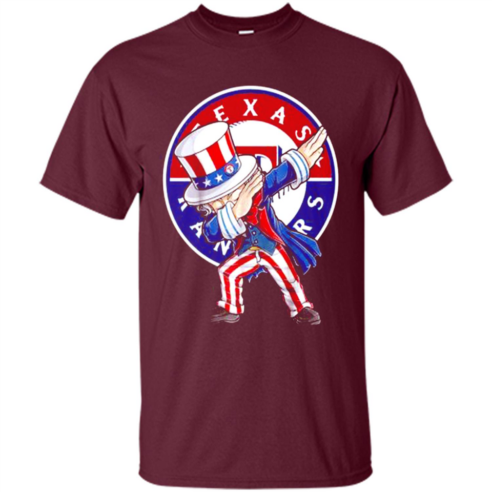 MLB TEXAS RANGERS UNCLE SAM DABBING INDEPENDENCE DAY