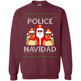 FUNNY POLICE NAVIDAD T-SHIRT Santa Christmas Party - Sweatshirt