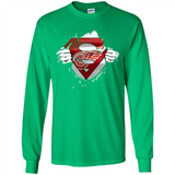 Detroit Red Wings And Superman Fans - Long Sleeve T-Shirt