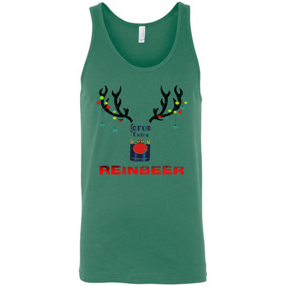 Corona Extra reinbeer Christmas - Canvas Unisex Tank