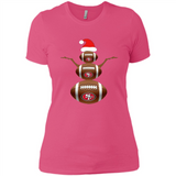 San Francisco 49ers NFL Dabbing Snowman Xmas