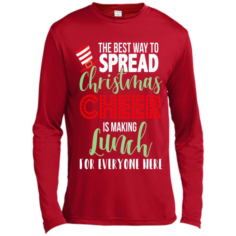 Spread Christmas Cheer Lunch Family Xmas Gift Ls - Canvas Long Sleeve T-Shirt
