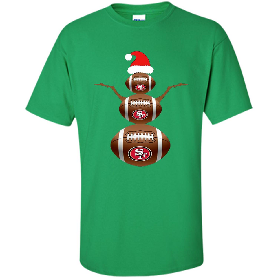 San Francisco 49ers NFL Dabbing Snowman Xmas
