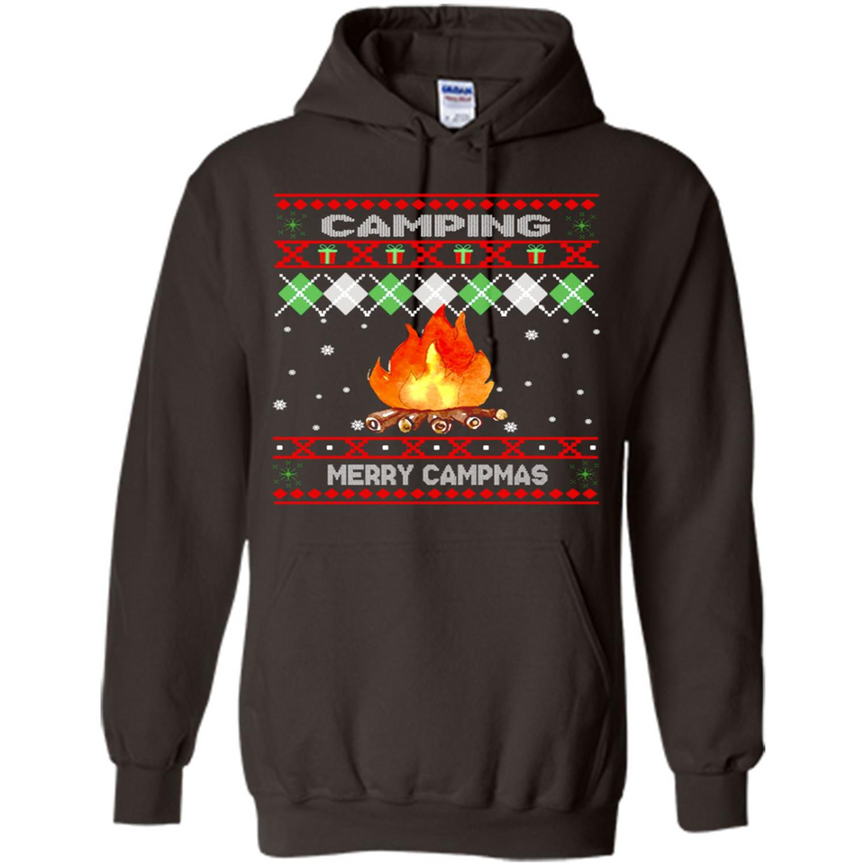 Merry Campmas Ugly Christmas - Hoodie