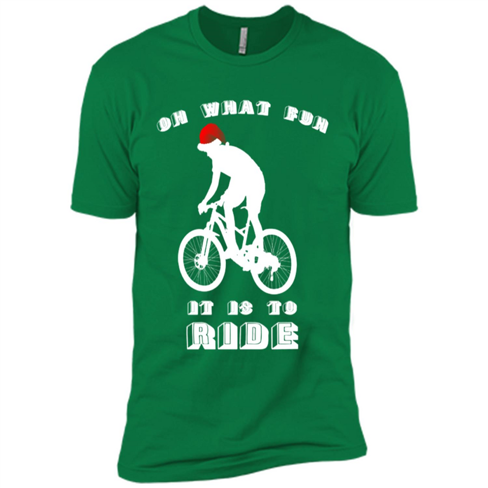 Christmas Mountain Biking Shirt Mountain Biker Christmas