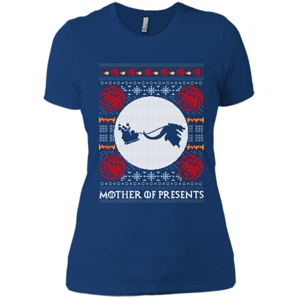 Mother Of Presents – Game of Thrones ugly christmas sweater - Ladies' Boyfriend T-Shirt