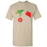 Funny Grinch Hand holding Firefighter ornament Christmas Sporty T-Shirt - Shirt
