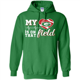 Georgia Bulldogs Football My Heart is on that Field - Hoodie