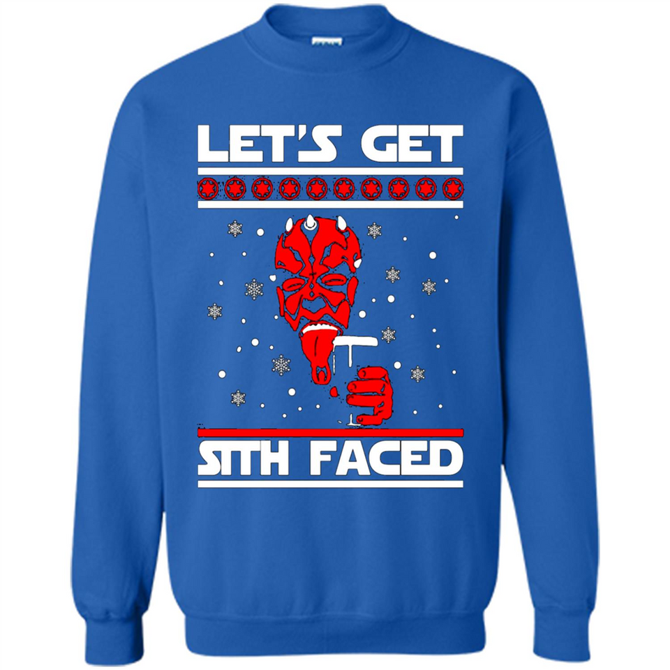 Let’s get sith faced Christmas sweatshirt PINGPONG