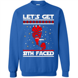Let’s get sith faced Christmas sweatshirt PINGPONG