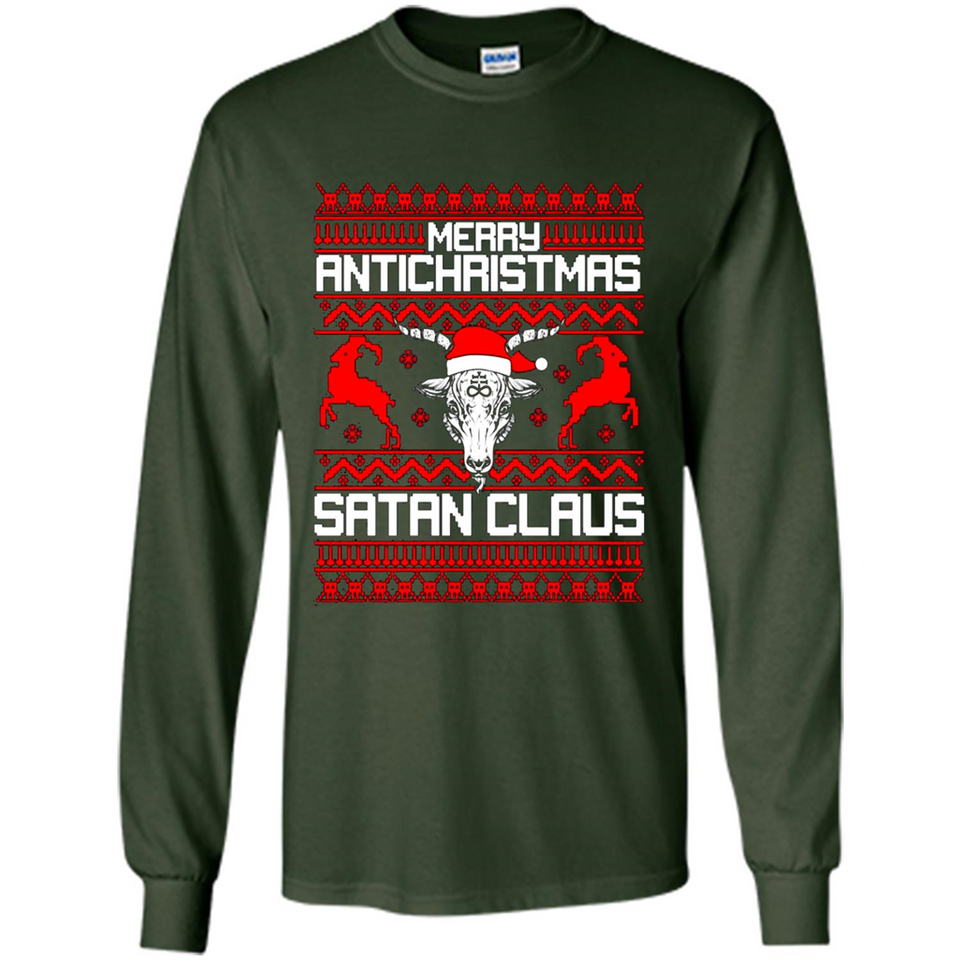 Merry Antichristmas Satan Claus Sweatshirt PINGPONG