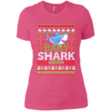 Baby shark Doo Doo Doo Christmas - Ladies' Boyfriend T-Shirt