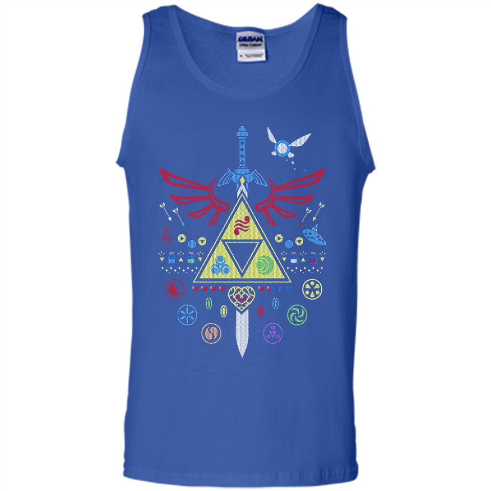 Song of Christmas Time the Legend of Zelda Ugly Sweater Perfect Christmas - Tank Top
