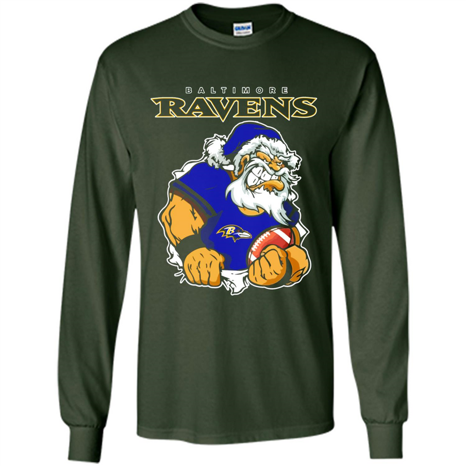 Grumpy Santa Claus Baltimore Ravens Football Team PINGPONG