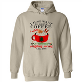 I Just Want To Drink Coffee And Watch Hallmark Christmas Movies All Day MERCHCUTE - Hoodie