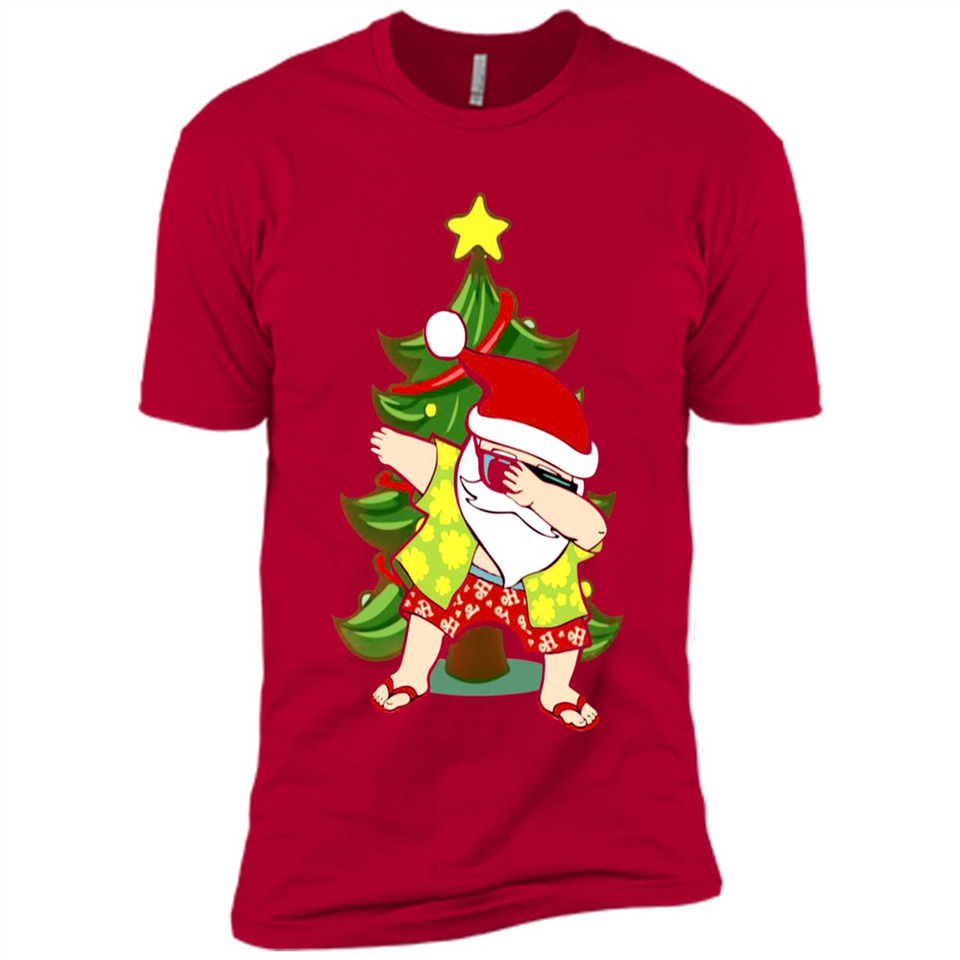 Dabbing Santa Christmas In July - Premium Short Sleeve T-Shirt