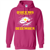 Queens Are Born In December - Pittsburgh Steelers Football - Hoodie