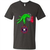 GRINCH HAND HOLDING HOUSTON ASTROS GLITTER CHRISTMAS PINGPONG