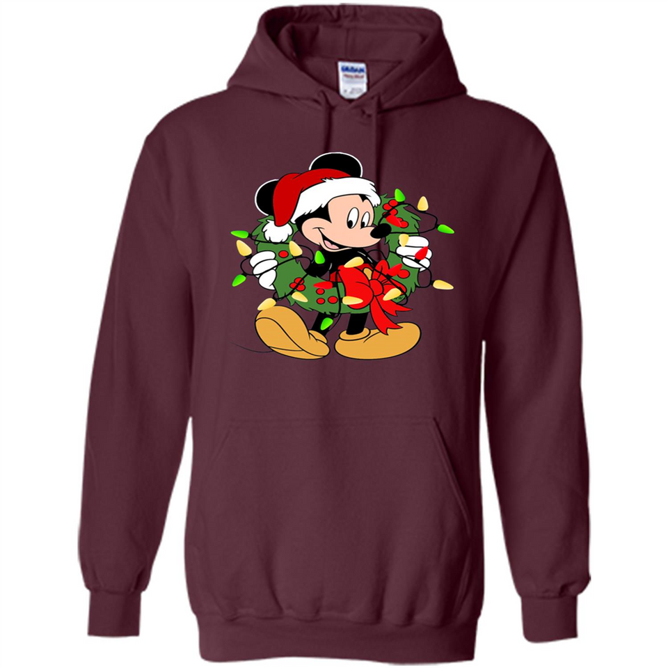 Disney Mickey Mouse Christmas Lights Sweatshirt - Hoodie