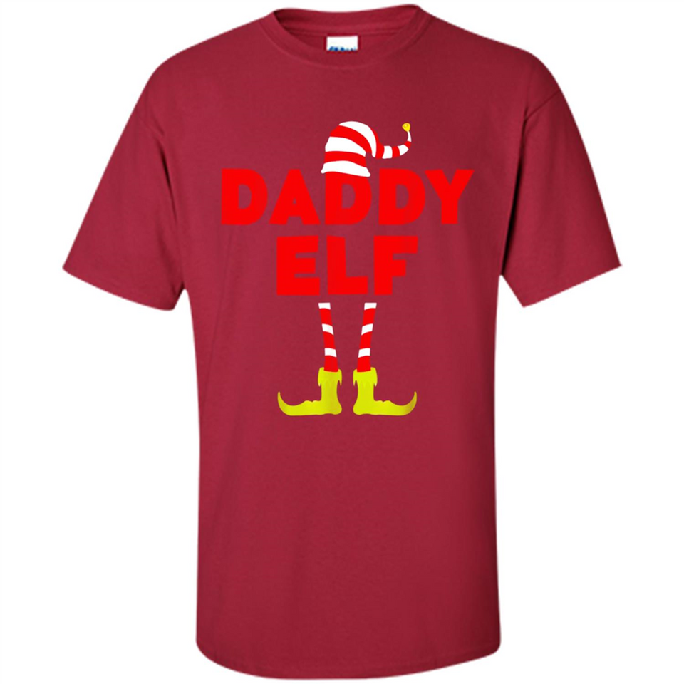 Mens Daddy Elf T-Shirt Funny Matching Christmas Costume - Shirt