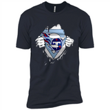 Tennessee Titans And Superman Fans - Premium Short Sleeve T-Shirt