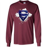 Detroit Tigers And Superman Fans - Long Sleeve T-Shirt