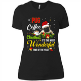 Pug Coffee Wonderful Christmas