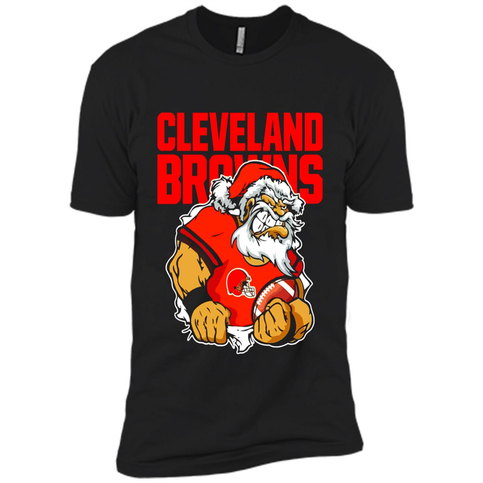 Grumpy Santa Claus Cleveland Browns Football Team PINGPONG