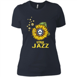 Utah Jazz Basketball Sunflower