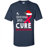 My Christmas Wish Is A Cure Breast Cancer Awareness sweater PINGPONG