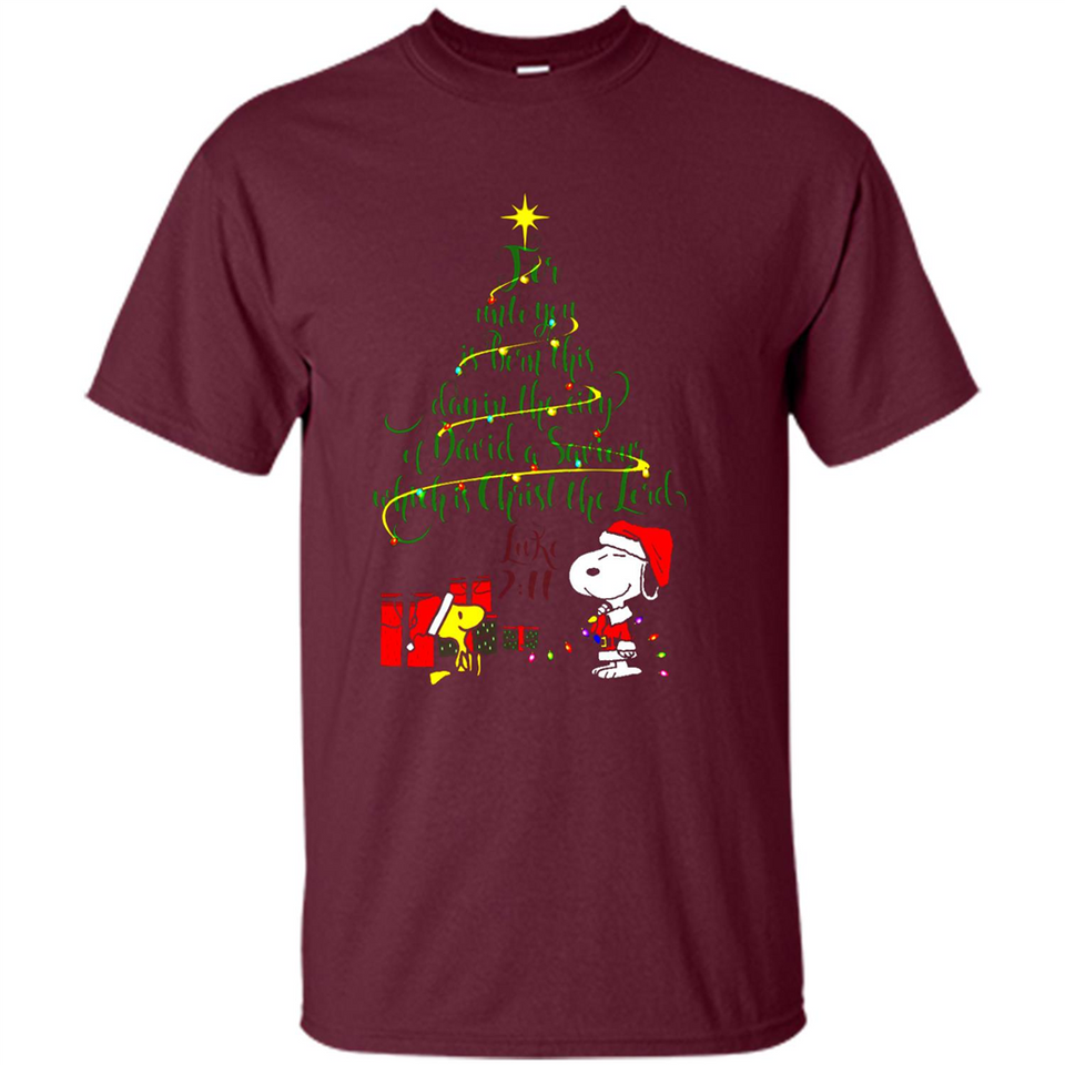 Snoopy Christmas Tree T-Shirt - Shirt