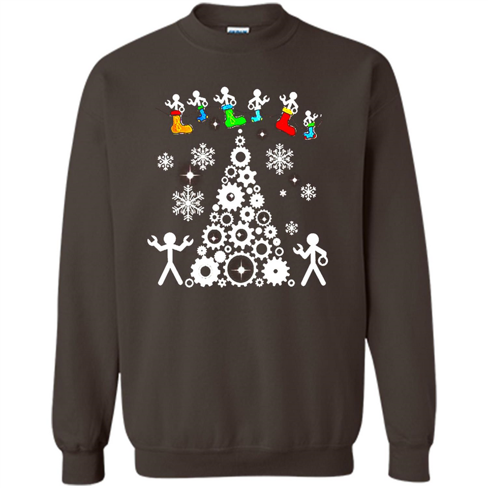 Funny Mechanics Ugly Christmas 2018 - Sweatshirt