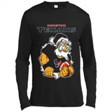 Grumpy Santa Claus Houston Texans Football Team PINGPONG