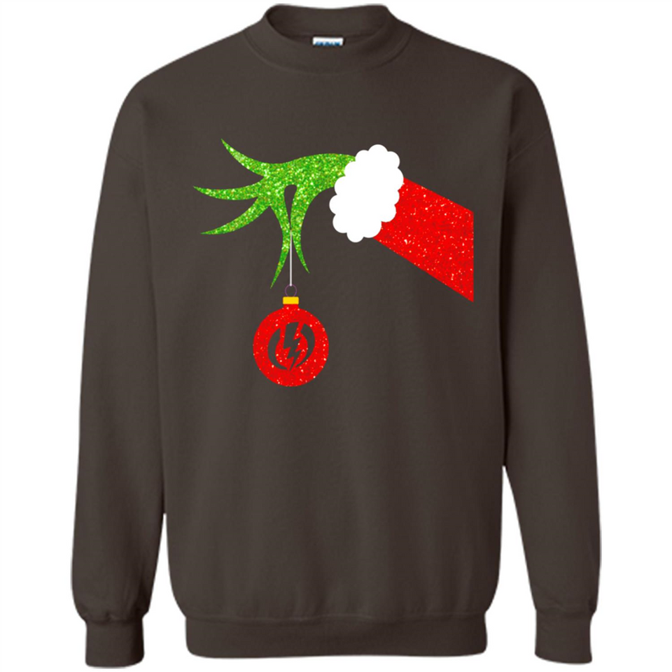 Funny Grinch Hand Holding Electric Ornament Christmas PING PONG