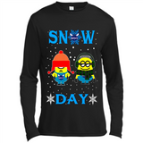 Snow Day Shirt For Charlotte Hornets Vs Minion Fans pingpong