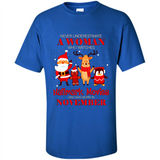 Never Underestimate A November Woman Watches Hallmark Movies Sweatshirt PINGPONG