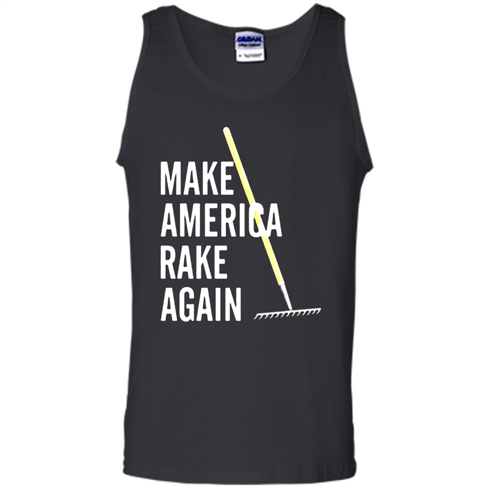 Make America Rake Again California Fires Paradise Youth T-Shirt PINGPONG - Tank Top