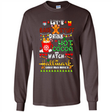 Let's Bake Stuff Drink Hot Cocoa Hallmark-Christmas Movies Sweatshirt PINGPONG
